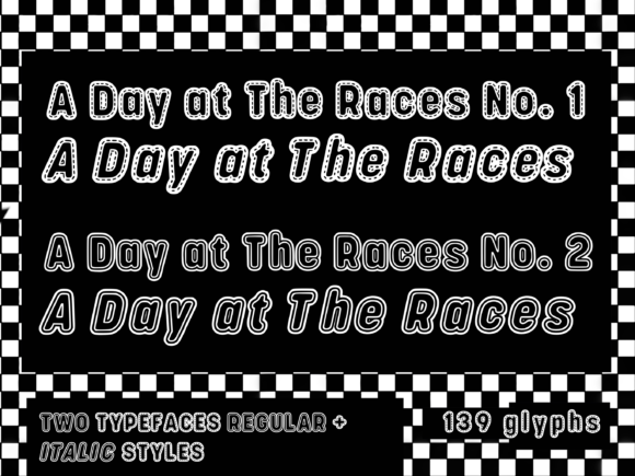 A Day at the Races Font for Editorial and Branding Projects