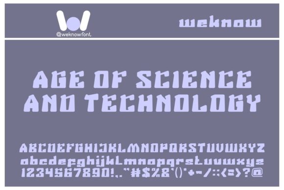 Age of Science and Technology: The Premium Display Typeface for Bold Campaigns