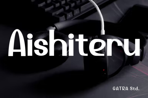 Aishiteru Display Font for Modern Web Design
