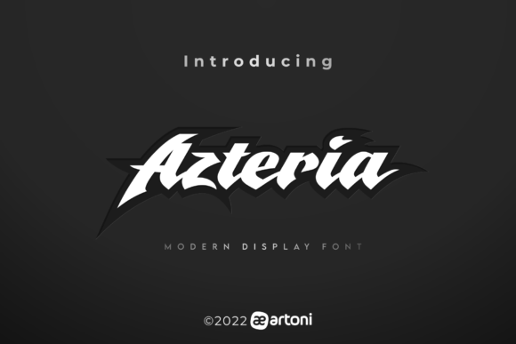 Azteria: A Modern Display Font for Bold Web Design