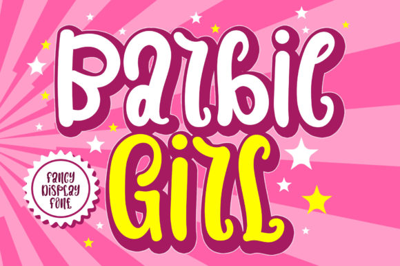 Barbie Girl: A Handwritten Display Font for Playful Branding