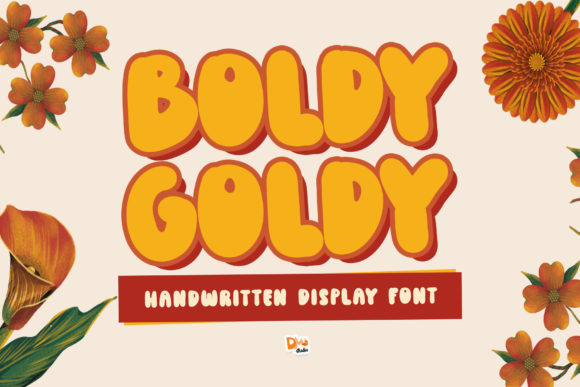 Boldy Goldy: The Playful Display Font for Handmade Brands