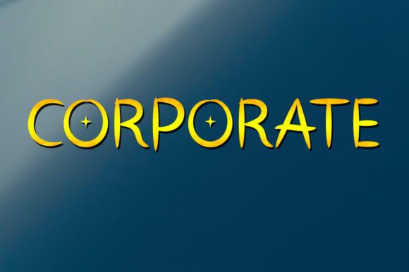 Corporate Font for Bold and Graceful Branding