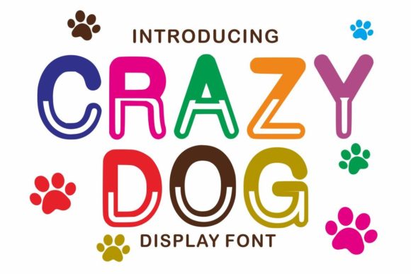 Crazy Dog: The Bold Display Font for Fun Editorial Projects