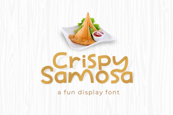 Crispy Samosa: The Playful Display Font for Modern Web Design