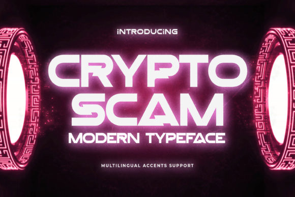 Crypto Scam Font for Bold Branding and Digital Creativity
