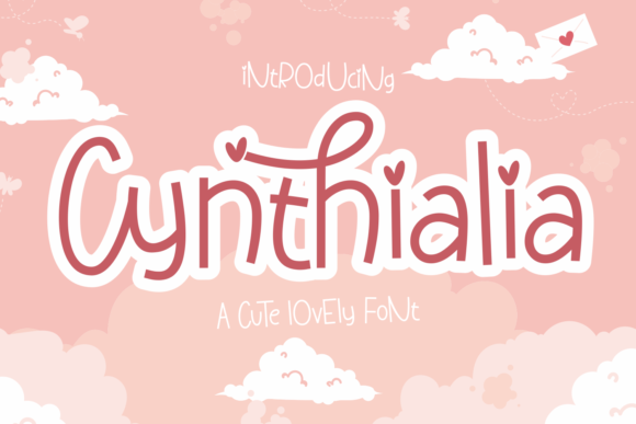 Cynthialia Display Font for Romantic Typography