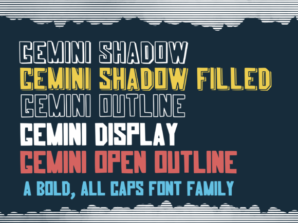 Gemini: The Bold Display Typeface for Scroll-Stopping Marketing