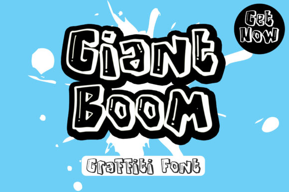 Giant Boom: The Graffiti Display Font for Urban Branding