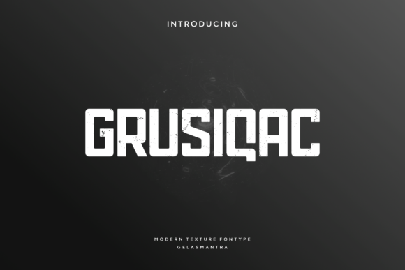Grusiqac: A Modern Science Fiction Typeface for Bold Editorial Design