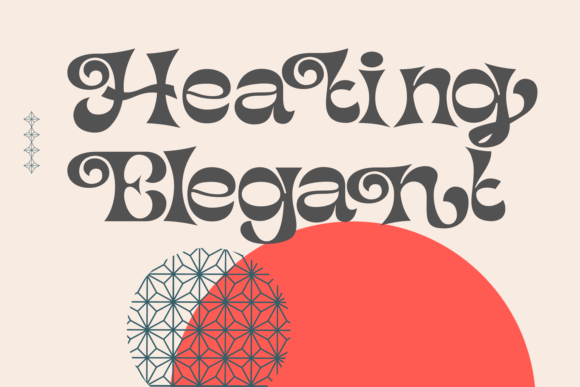 Heating Elegant: A Retro Serif Font for Bold Web Design