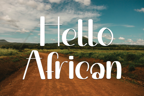 Hello African: The Trendy Display Font for Bold Campaigns