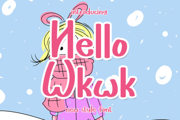 Hello Wkwk: A 3D Display Font for Digital Creativity