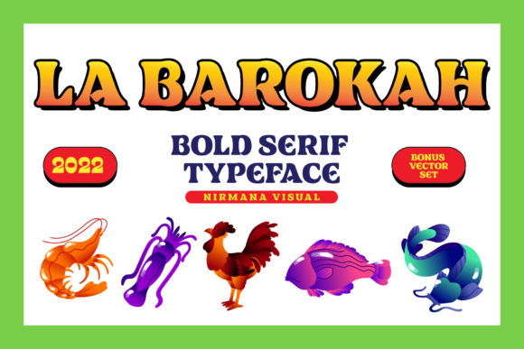 La Barokah: A Bold Display Font for Handmade Creations