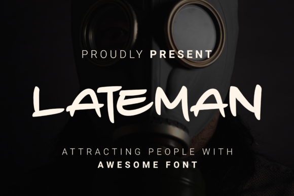 Lateman: A Casual Display Font for Digital Creativity