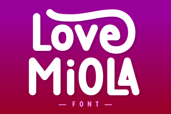 Love Miola: A Bold Display Font for Eye-Catching Web Designs