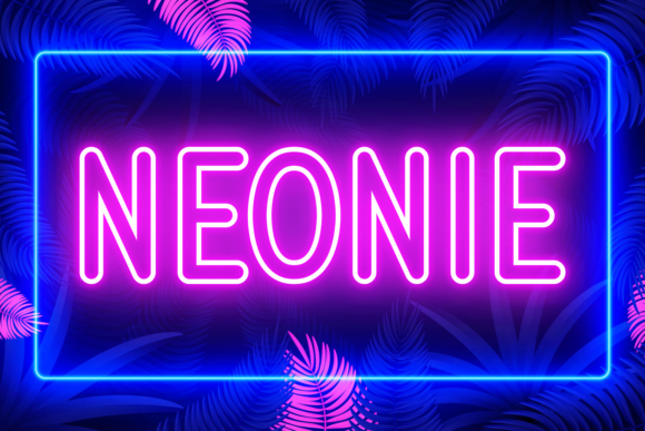 Neonie Font for Handmade Creations and Branding