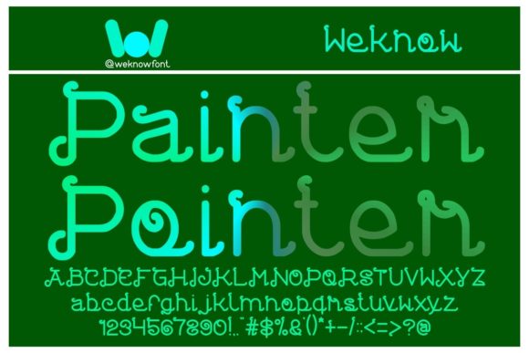Painter Pointer: A Whimsical Display Font for Magical Branding