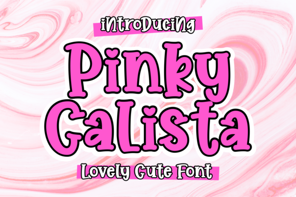 Pinky Calista: A Playful Display Font for Creative Projects