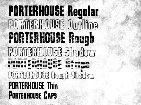 Porterhouse Font for Bold Branding and Eye-Catching Campaigns
