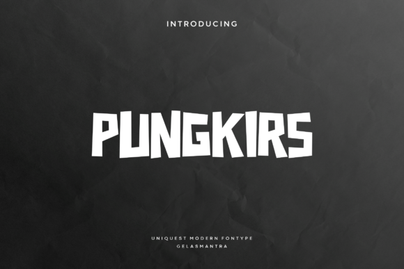 Pungkirs: The Dynamic Display Font for Modern Digital Brands