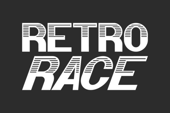 Retro Race: The Bold Display Font for Scroll-Stopping Campaigns