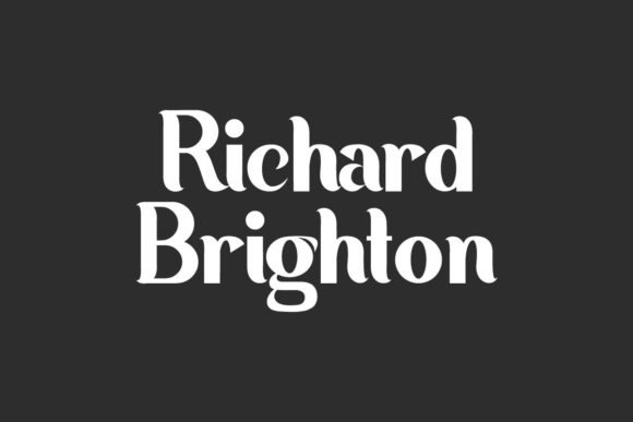 Richard Brighton: A Bold Display Font for Web Design