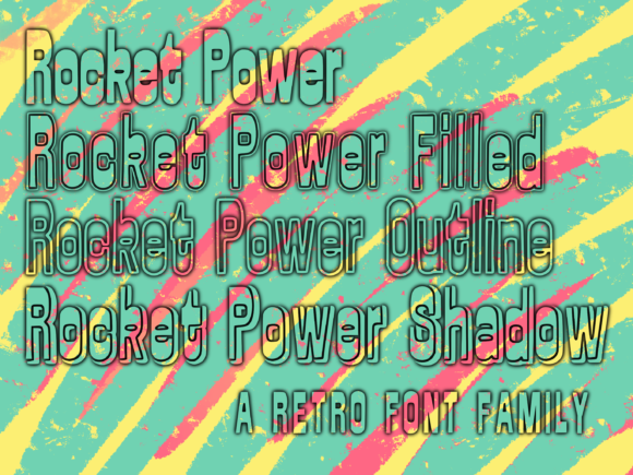 Rocket Power: The Creative Display Font for Bold Branding