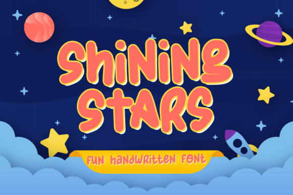 Shining Stars Font for Eye-Catching Editorial Design
