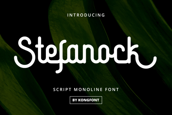 Stefanock: The Modern Display Font for Your Brand Identity