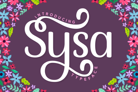 Sysa: A Feminine Display Font for Elegant Editorial Design