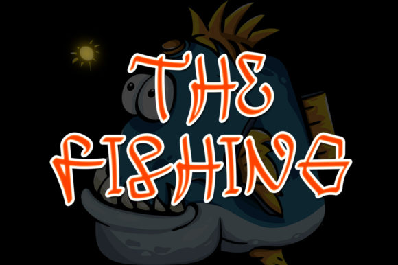 The Fishing: A Bold Display Font for Modern Branding