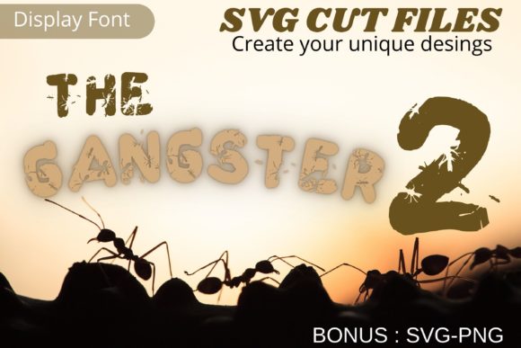 The Gangster2 Display Font for Bold Campaign Creativity