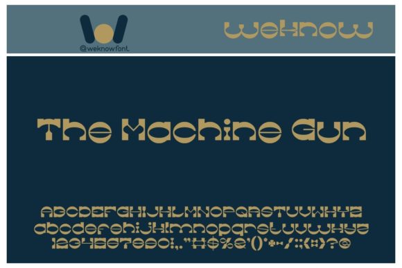The Machine Gun: A Western Display Font for Bold Branding