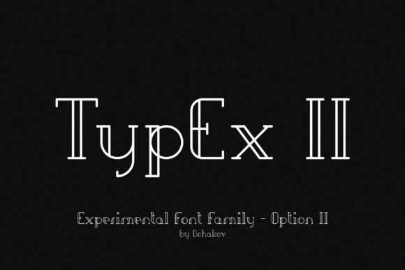 TypEx II: A Modern Display Font for Editorial Elegance